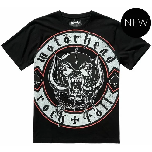 Brandit Motörhead T-Shirt Rock n Röll, Crna