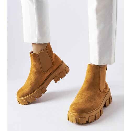 Gemre Light Brown Women's Ankle Boots Mooca Cene