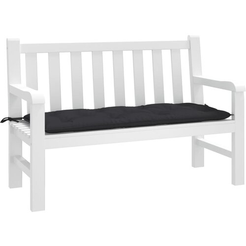 vidaXL Blazina za vrtno klop črna 120x50x7 cm oxford tkanina Cene