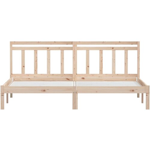  Okvir za krevet od masivnog drva 180x200 cm veliki bračni Slike