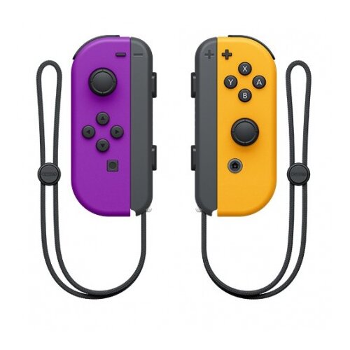 Nintendo Switch Joy-Con Pair Neon Purple + Neon Orange Slike