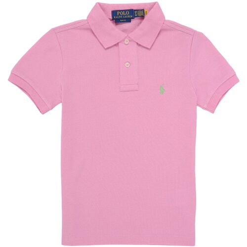 Polo Ralph Lauren SLIM POLO-TOPS-KNIT Ružičasta Slike