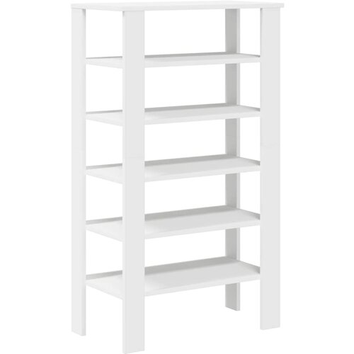 Maison Chic Regal za čevlje - Polica za čevlje bel 61x32x105 cm inženirski les, (21778258) Slike