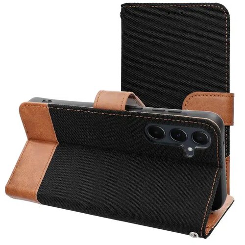 Oem JEANS book-style preklopna maska za Samsung Galaxy A16 5G crna Cijene