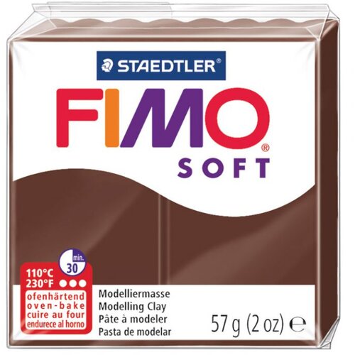  MASA ZA MODELIRANJE 57G FIMO SOFT STAEDTLER 8020-75 BOJA ČOKOLADE Cene