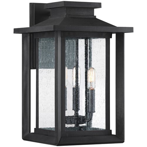 Elstead Lighting Elstead Quoizel Wakefield Zunanja stenska svetilka Earth Black, IP44, (22099958) Cene