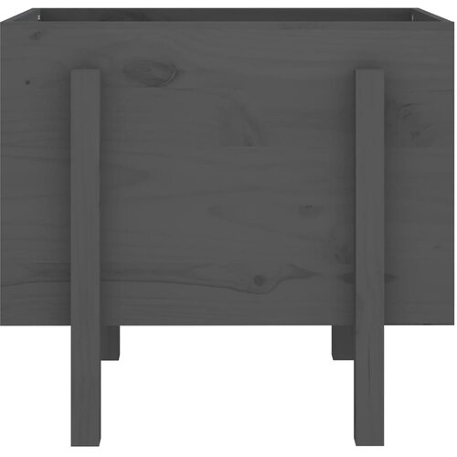  Vrtna sadilica siva 62 x 50 x 57 cm od masivne borovine Slike