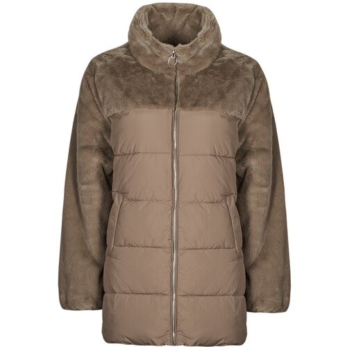 Only ONLWANJA FUR PUFFER MIX COAT CC OTW Smeđa Slike