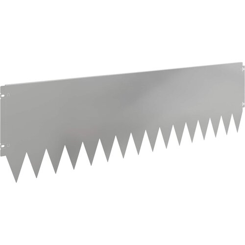 vidaXL Robovi trave 10 pcs 103 x 30 cm Jeklo Srebrna, (5000301622) Cene