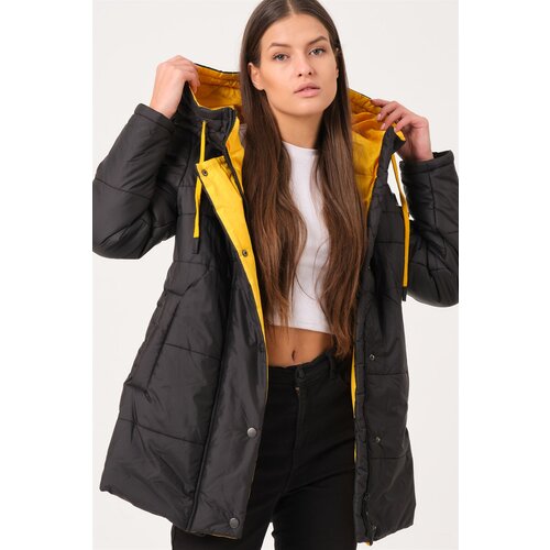 Dewberry Z6660 LADIES COAT-LIGHT BLACK Cijene