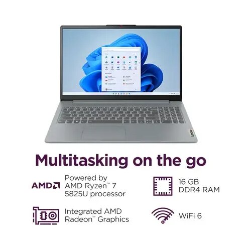 Lenovo IdeaPad Slim 3 15.6" Ryzen 7 5825U 16GB/512GB SSD DOS Cene