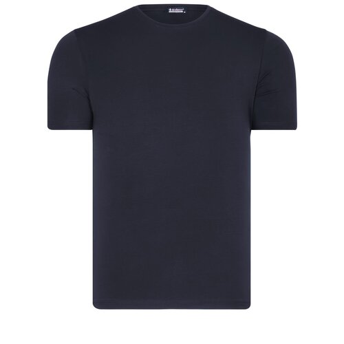 Dewberry T8569 BIKE COLLAR MENS T-SHIRT-PLAIN NAVY BLUE Slike
