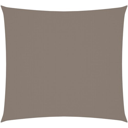 vidaXL Senčno jadro oksford blago kvadratno 2,5x2,5 m taupe Cene