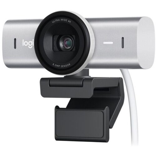 Logitech MX Brio 4K Ultra HD Webcam - Pale Grey Cene