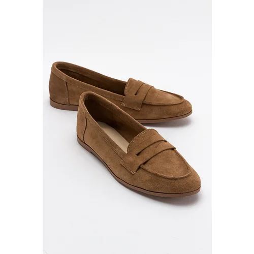 LuviShoes F02 Women's Earthen Suede Flats