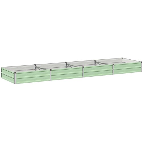  Povi&amp;scaron;eni vrtni krevet Pastelno zelena 320 x 80 x 24 cm Slike
