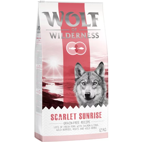 Wolf of Wilderness "Scarlet Sunrise" - losos i tuna - 2 x 12 kg