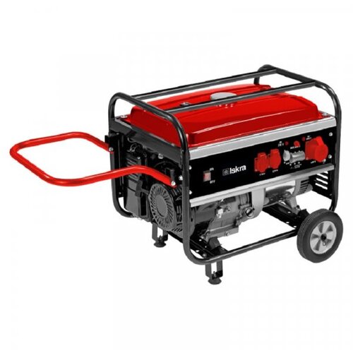 Iskra benzinski agregat 2x230V,1x400V, BLD5500 800W Slike