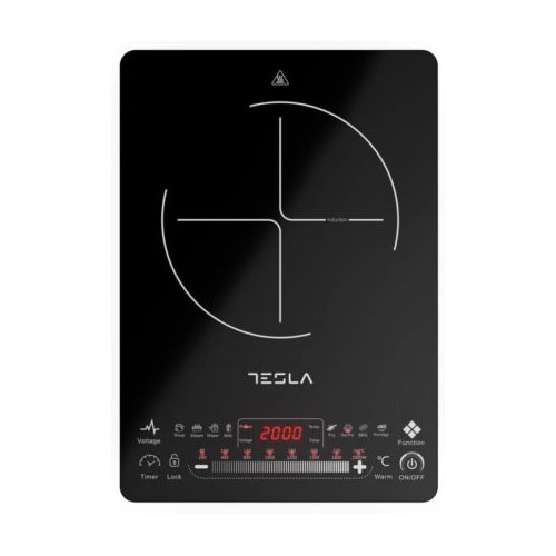 Tesla Indukcijski re&scaron;o IC400BSnaga 2000 W; Touch dugmići; 8 nivoa snage i temperature; 9 prog kuh Cijene