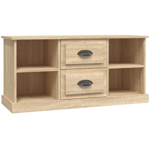 Maison Chic TV omarica - TV stojalo - Televizijska omarica sonoma hrast 99,5x35,5x48 cm inženirski les, (21698703) Cene