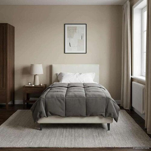  Ljetni pokrivač Svijetlo siva 135 x 220 cm Mikrovlakna - Svjetlosiva 135 x 220 cm Cijene