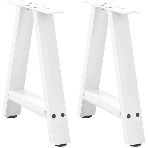  Noge za stolić u obliku slova A 2 kom bijele 38x(42-43) cm Slike