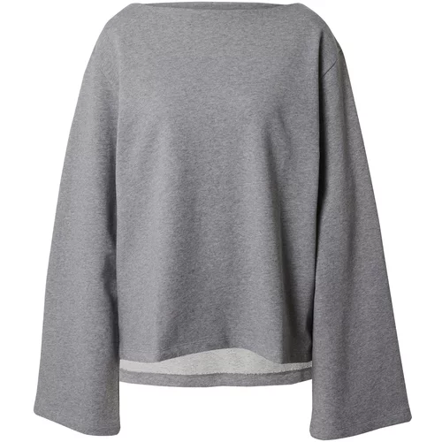 Rebirth Studios Sweater majica 'Flora' siva melange