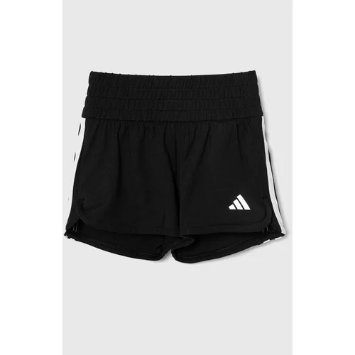 Adidas Dječje kratke hlače boja: crna, s aplikacijom