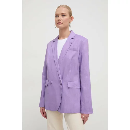 Silvian_Heach Lanen suknjič vijolična barva