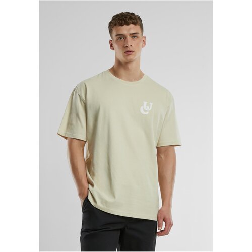 Urban Classics Men&amp;#039;s T-shirt UC Weavy Logo Heavy Oversized sand Slike