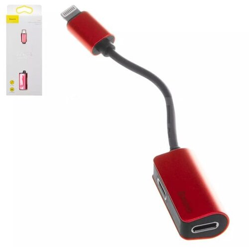 TOPTEL Sp. z o.o. BASEUS ADAPTER L37 &ndash; LIGHTNING MALE TO 2XLIGHTNING FEMALE &ndash; (CALL37-91) RED Cijene