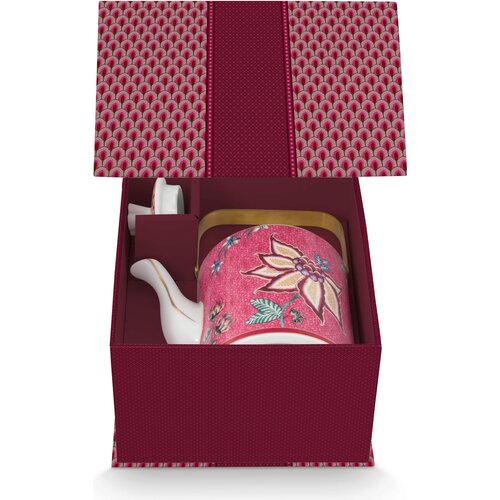Pip Studio Oriental Flower Festival - darilni set čajnika 1 liter - 1 set Cene