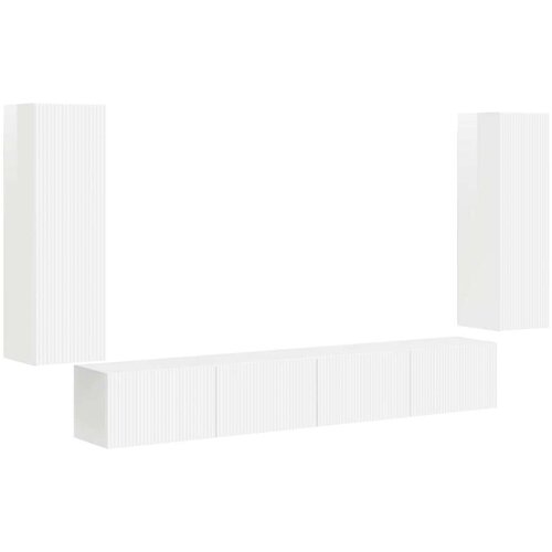  Visoki sjaj bijela 98 x 31 x 29 5 cm Slike