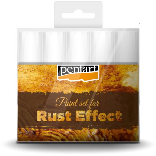  Boja sa efektom rđe - 5dijelni set (set boja sa efektom rđe PENTART) Cijene