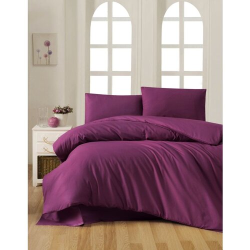  purple ranforce double quilt cover set (de) Cene