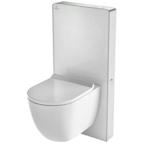 CAMARGUE Sanitarni modul za zidnu WC školjku (Aktivacija senzora, 10,8 x 48,3 x 100 cm, Staklena obloga, Bijele boje)