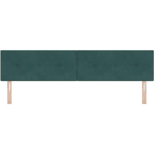  LED glava kreveta s LED trakama Zelena 200 cm Bar&amp;scaron;un Slike
