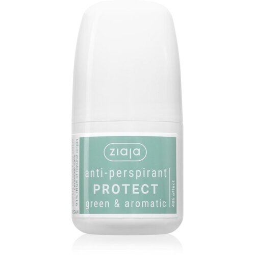 Ziaja Antiperspirant Protect antiperspirant roll-on di&amp;scaron;ave Green &amp;amp; Aromatic 60 ml Slike