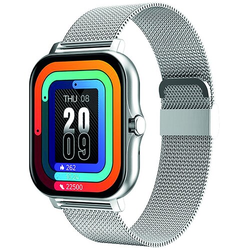 AVIZAR Povezan Balneo Watch 1,69 "zaslon Bluetooth 5.1 IP67 jeklena zapestnica, Srebrna, (5000208923) Cene