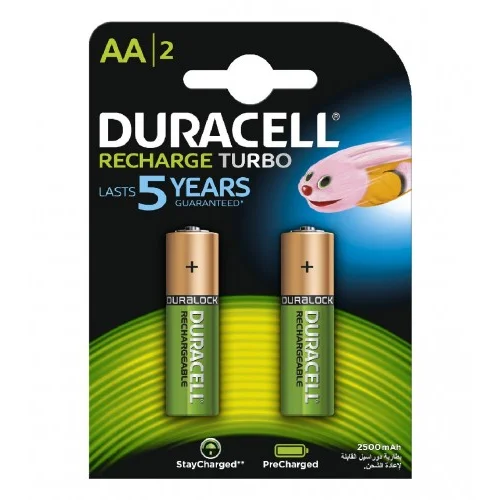 Duracell Baterija punjiva AA R6 1,5V 2500maH 2-1