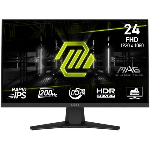 MSI Zaslon MAG 244F / 23.8" / FHD / IPS / 200Hz / 0.5ms (GtG) / črn Cene