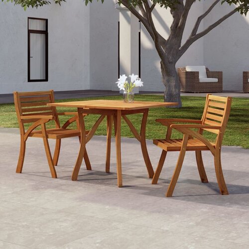  Vrtni stol 85x85x75 cm od masivnog bagremovog drva Cene