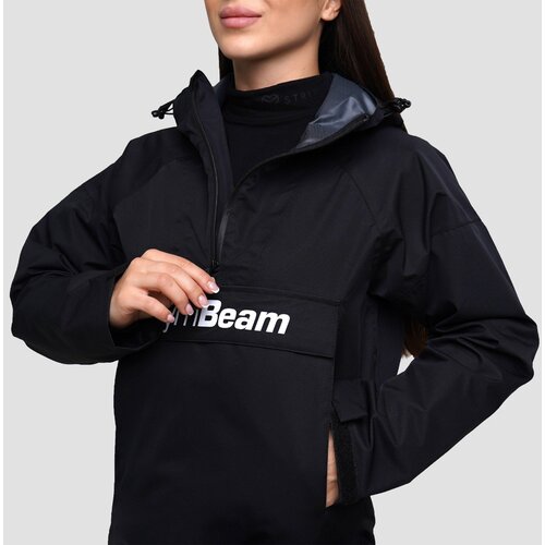 GymBeam Ženska jakna za ki&amp;scaron;u Smock Black Slike