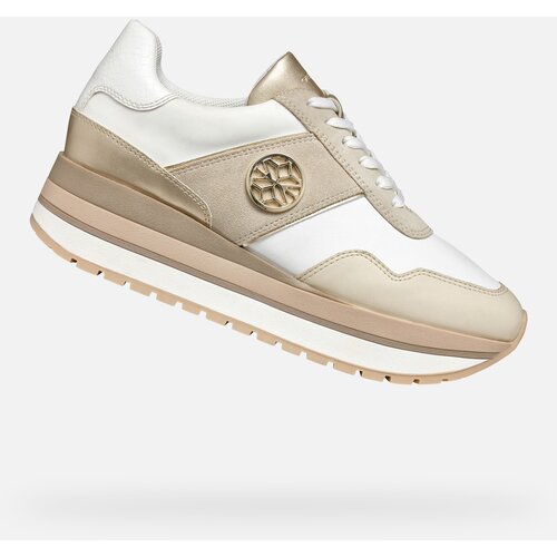 Geox White women's sneakers Nekency - Women's Cene