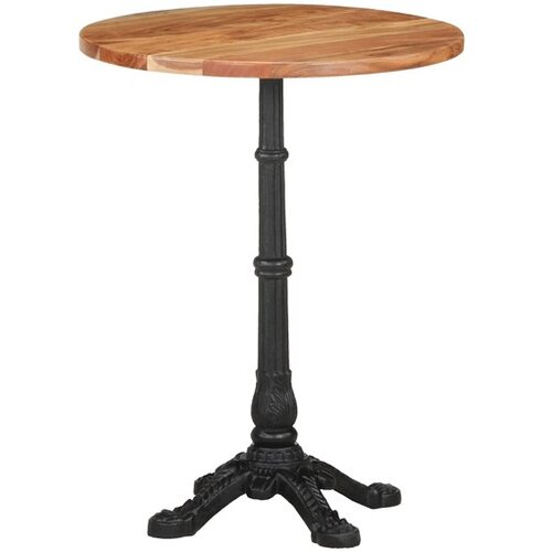 VidaXL Bistro stolić &amp;Oslash; 60 x 76 cm od masivnog bagremovog drva Slike