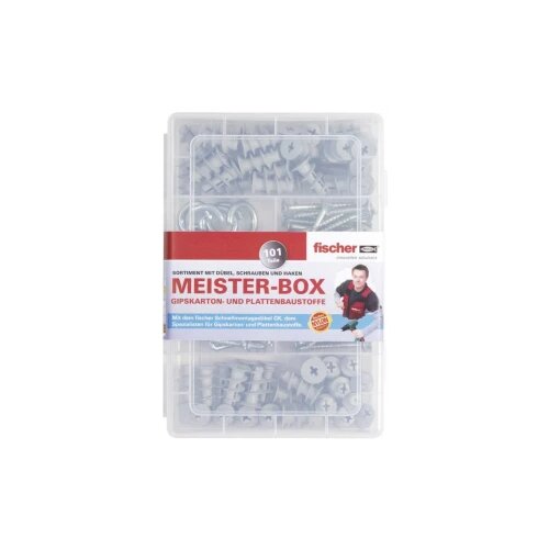 Fischer Komplet Meister-Box sa GK-umetcima, vijcima, kutnim i okruglim kukama, 513892, 1 paket Cijene