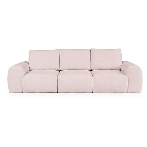Rodier Svijetlo ružičasta sofa od bouclé tkanine 287 cm Mirel – Cijene