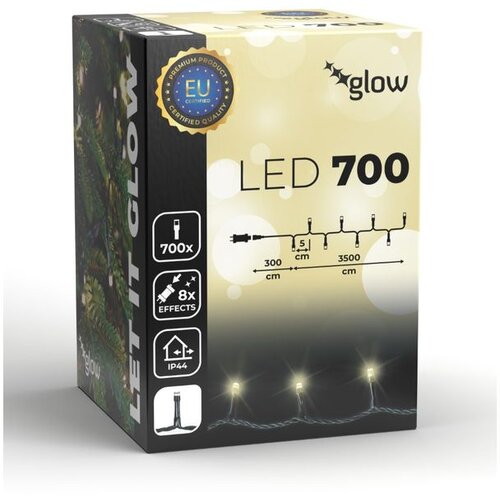 Home deco 700 Led bijela žaruljice - toplo bijela Slike