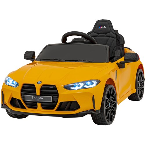  Licencirani auto na akumulator BMW M4 - žuti Cene