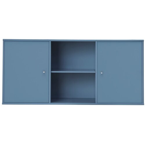 Hammel Furniture Modra nizka stenska komoda 133x61 cm Mistral &amp;ndash; Slike